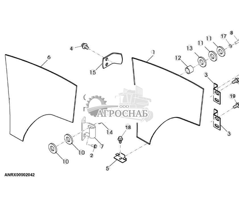 Окно, правое (для Европы и России) 
